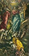 El Greco assumption of the virgin oil painting